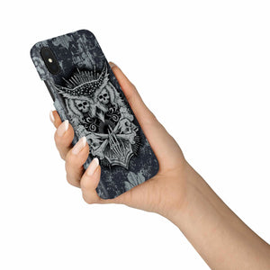 Aesthetic Owl Skull Phone Case   