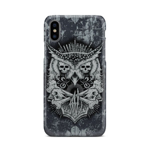 Aesthetic Owl Skull Phone Case iPhone Xs  