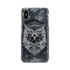 Aesthetic Owl Skull Phone Case iPhone Xs Max  