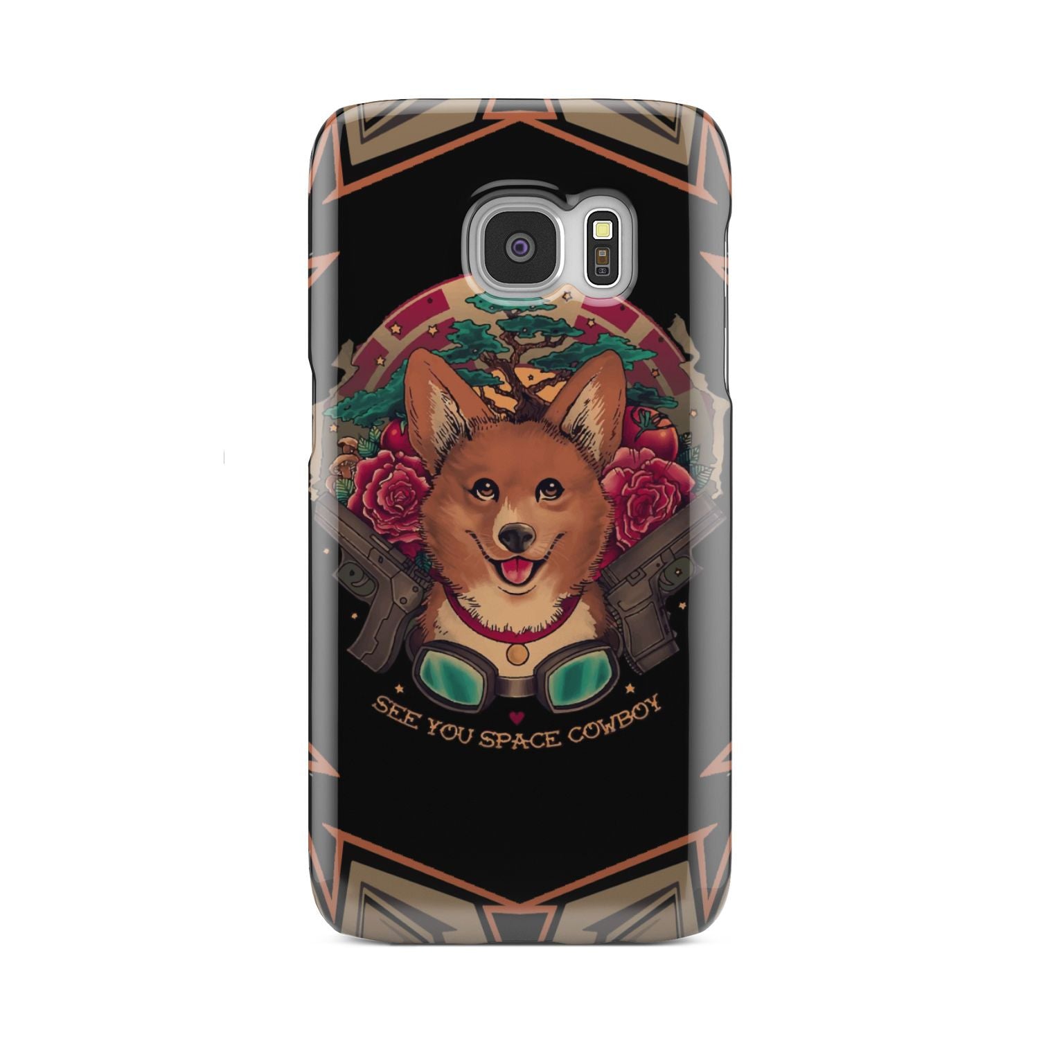 Cowboy Bebop Corgi Dog Ein Phone Case Samsung Galaxy S7  