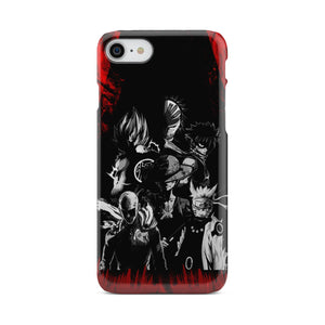 Naruto, Saitama, Luffy, Natsu, Goku and Kurosaki Phone Case iPhone 7  