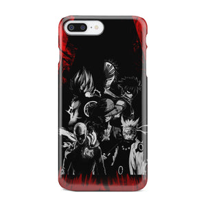 Naruto, Saitama, Luffy, Natsu, Goku and Kurosaki Phone Case iPhone 7 Plus  