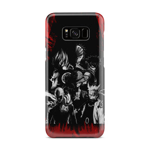 Naruto, Saitama, Luffy, Natsu, Goku and Kurosaki Phone Case Samsung Galaxy S8 Plus  