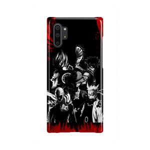 Naruto, Saitama, Luffy, Natsu, Goku and Kurosaki Phone Case Samsung Galaxy Note 10 Plus  