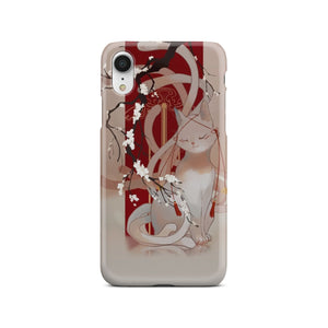 White Cat Phone Case iPhone Xr  