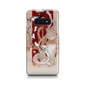 White Cat Phone Case Samsung Galaxy S10e  