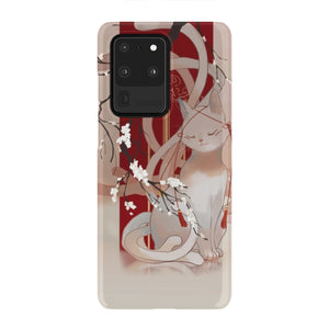 White Cat Phone Case Samsung Galaxy S20 Ultra  