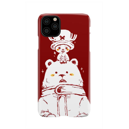 One Piece Chopper and Cute Bear Phone Case iPhone 11 Pro Max  
