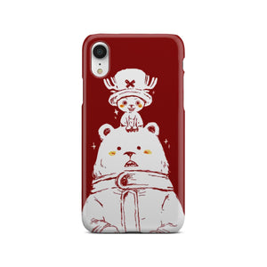 One Piece Chopper and Cute Bear Phone Case iPhone Xr  