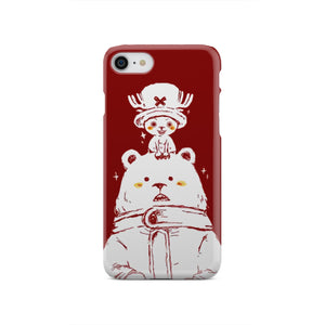 One Piece Chopper and Cute Bear Phone Case iPhone SE 2020  