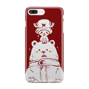 One Piece Chopper and Cute Bear Phone Case iPhone 8 Plus  