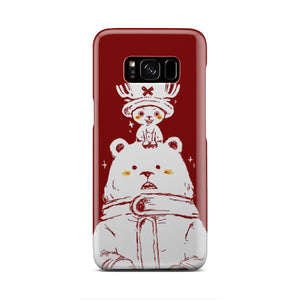 One Piece Chopper and Cute Bear Phone Case Samsung Galaxy S8  