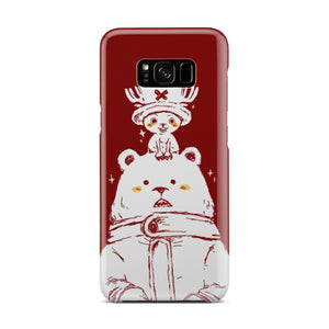 One Piece Chopper and Cute Bear Phone Case Samsung Galaxy S8 Plus  