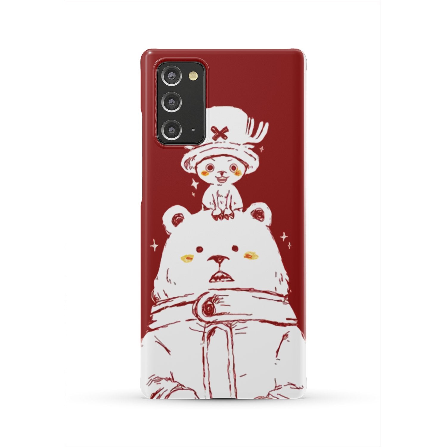 One Piece Chopper and Cute Bear Phone Case Samsung Galaxy Note 20  