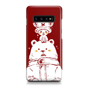 One Piece Chopper and Cute Bear Phone Case Samsung Galaxy S10  