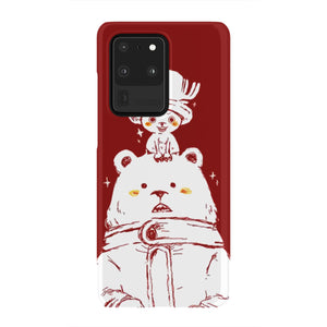 One Piece Chopper and Cute Bear Phone Case Samsung Galaxy S20 Ultra  