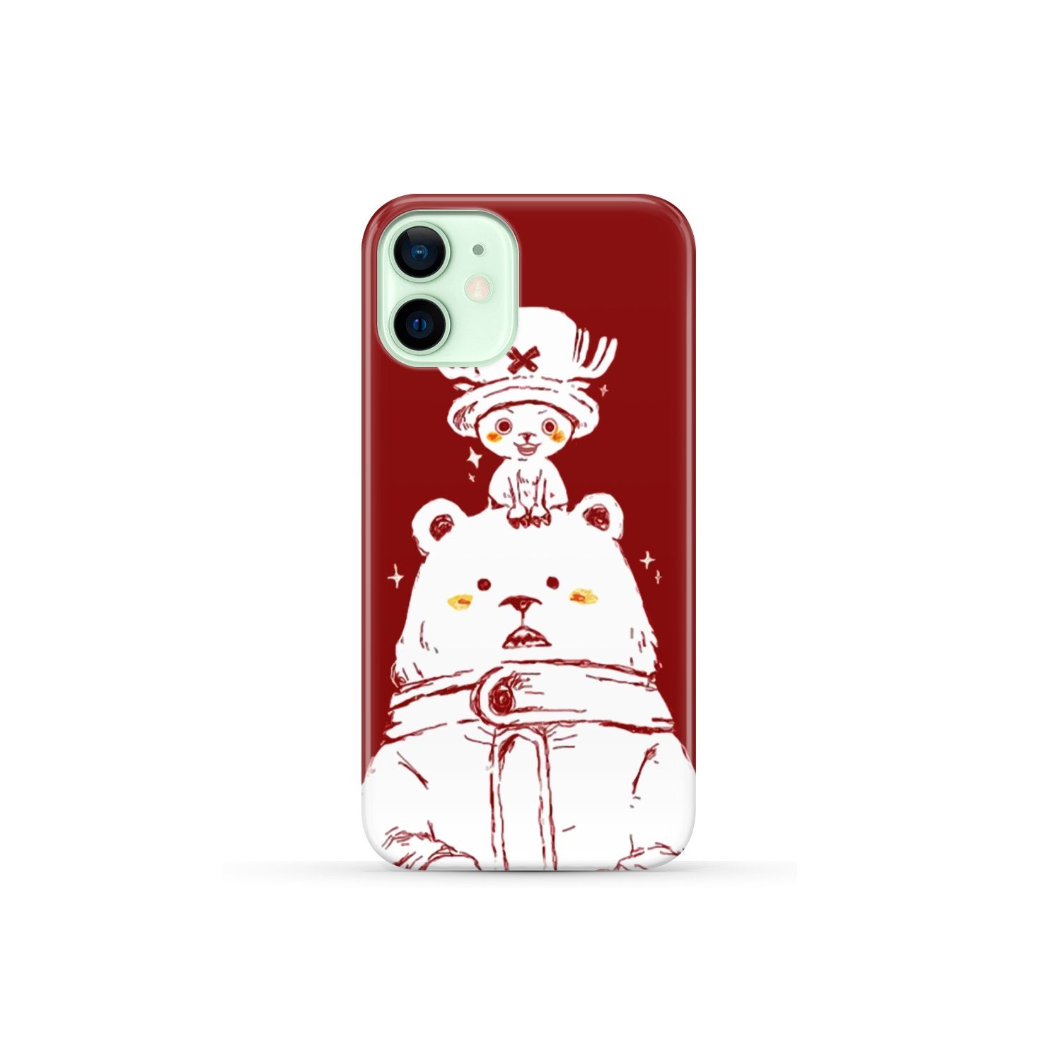 One Piece Chopper and Cute Bear Phone Case iPhone 12 Mini  