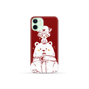 One Piece Chopper and Cute Bear Phone Case iPhone 12 Mini  