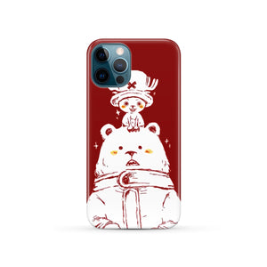 One Piece Chopper and Cute Bear Phone Case iPhone 12 Pro  
