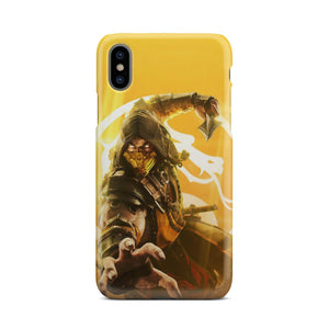 Mortal Kombat Scorpio Phone case iPhone X  
