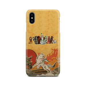 Okami and the Satomi Canine Warriors Phone Case iPhone Xs Max  