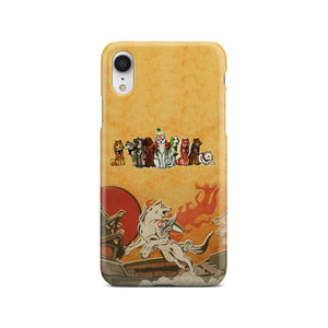 Okami and the Satomi Canine Warriors Phone Case iPhone Xr  