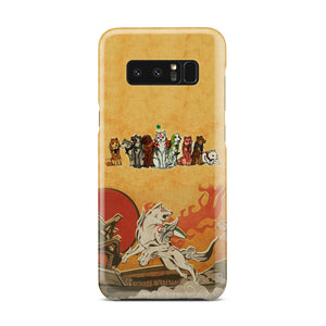 Okami and the Satomi Canine Warriors Phone Case Samsung Galaxy Note 8  