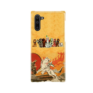 Okami and the Satomi Canine Warriors Phone Case Samsung Galaxy Note 10  