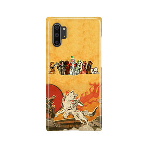Okami and the Satomi Canine Warriors Phone Case Samsung Galaxy Note 10 Plus  