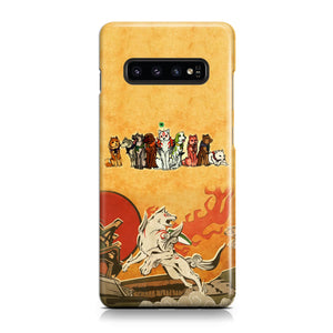 Okami and the Satomi Canine Warriors Phone Case Samsung Galaxy S10  