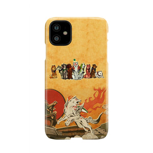 Okami and the Satomi Canine Warriors Phone Case iPhone 11  