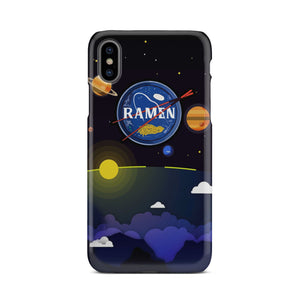 Ramen In Nasa Style Phone Case iPhone X  