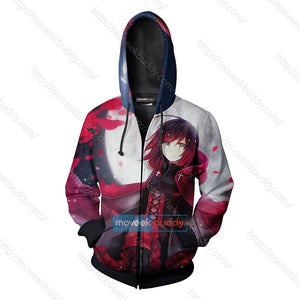 RWBY Ruby Rose 3D Hoodie   