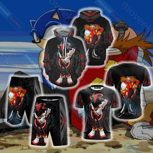 Dr.Eggman Sonic 3D Beach Shorts   