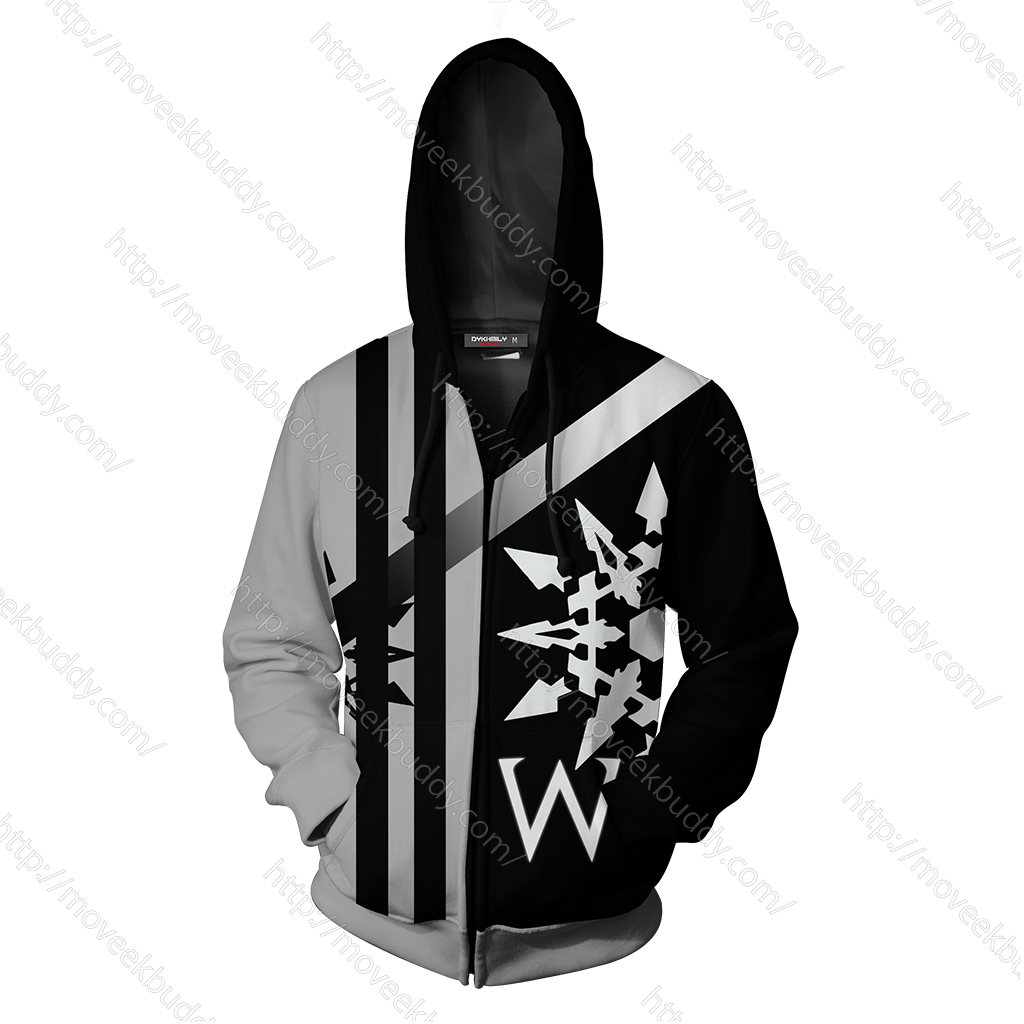 RWBY Weiss Schnee Zip Up Hoodie   