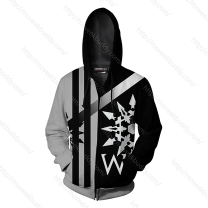 RWBY Weiss Schnee Zip Up Hoodie   