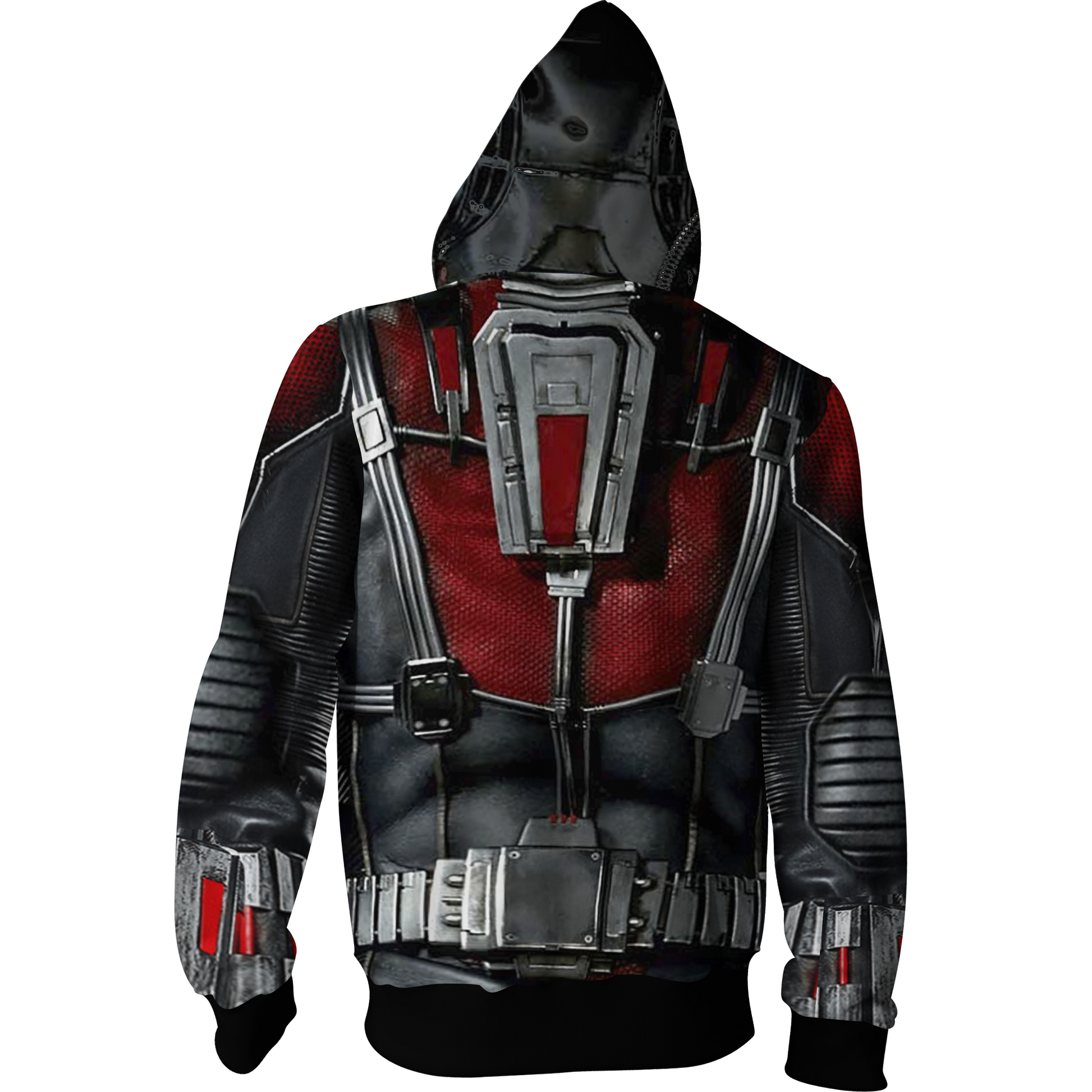 Ant Man Cosplay Zip Up Hoodie Jacket   