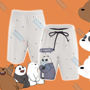 We Bare Bears - Panda Beach Shorts S  