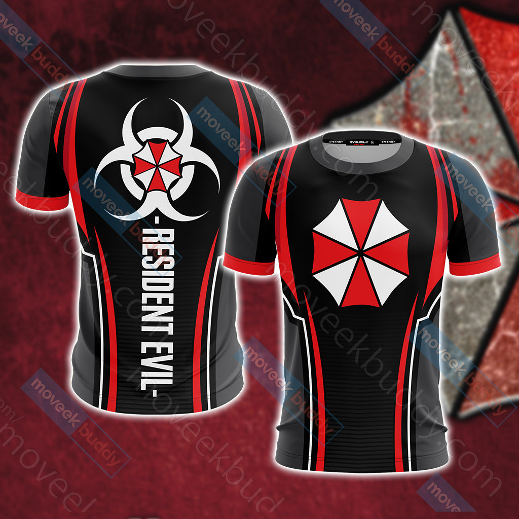 Resident Evil - Biohazard Unisex 3D T-shirt   