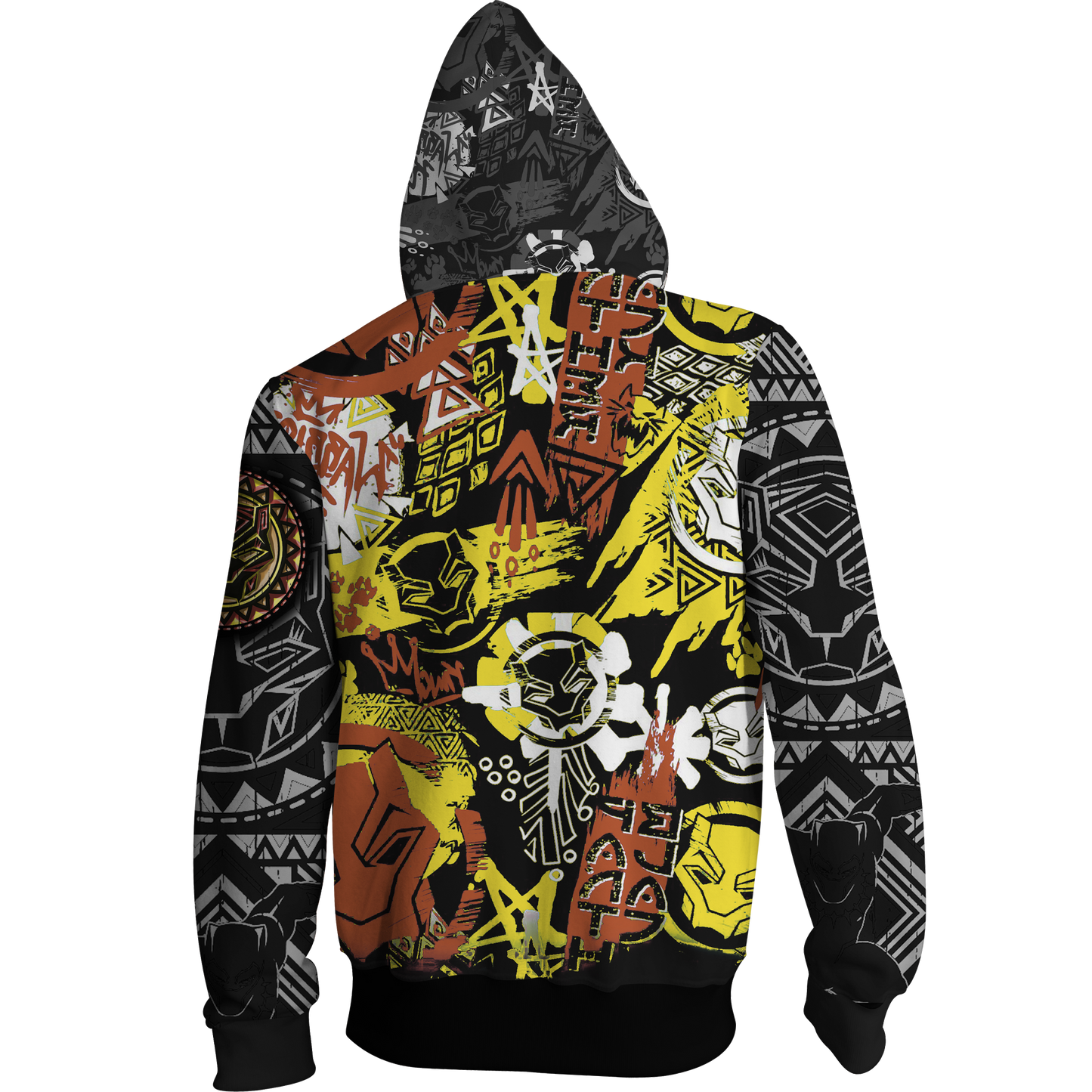 Wakanda Black Panther Zip Up Hoodie   