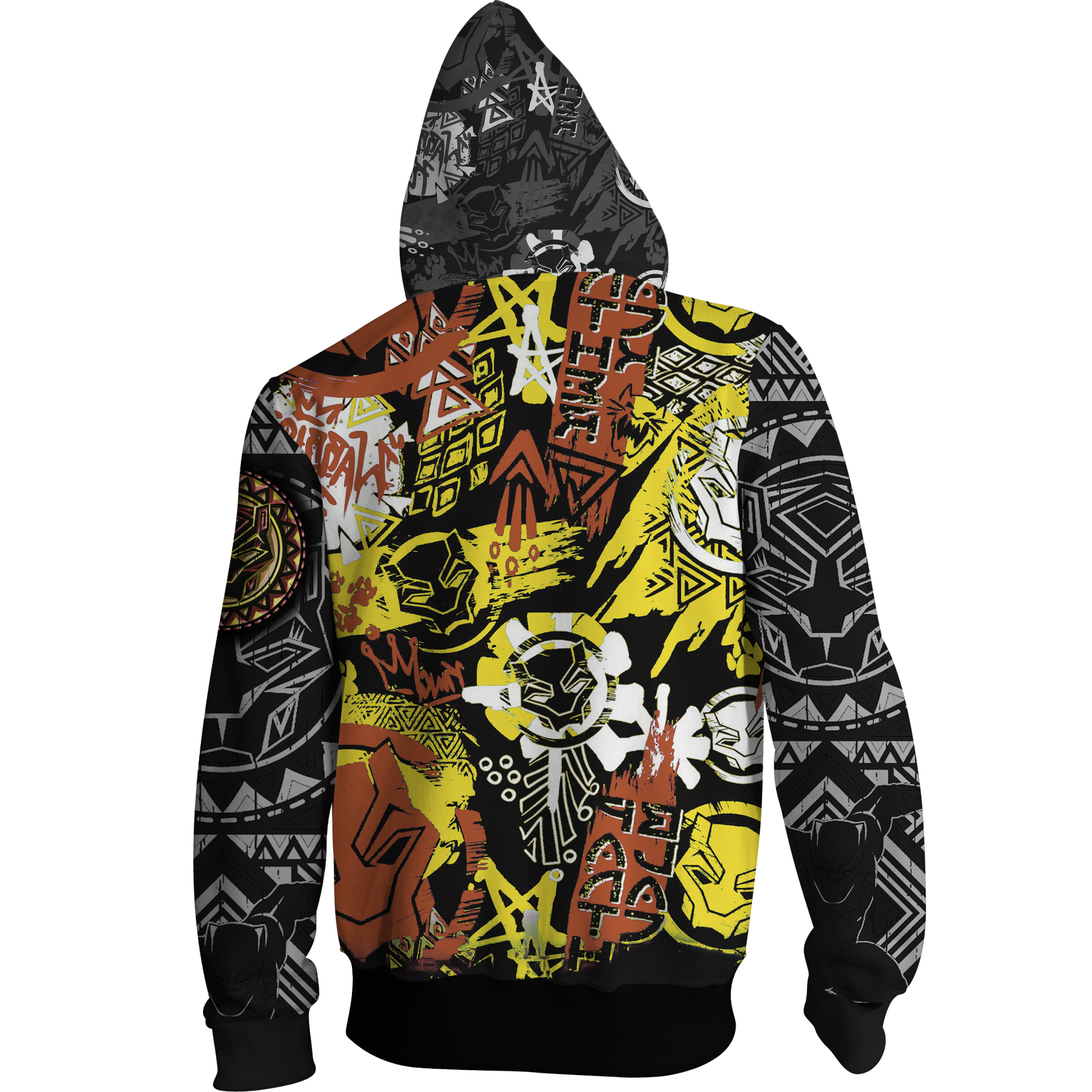 Wakanda Black Panther Zip Up Hoodie   