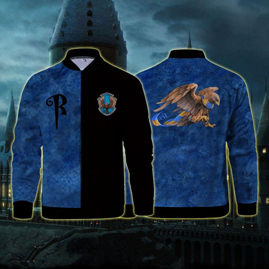 The Ravenclaw Eagle Hogwarts Harry Potter Baseball Jacket US/EU XXS (ASIAN S)  