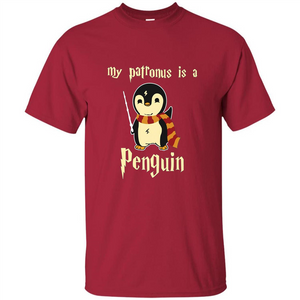 Penguin T-Shirt My Patronus Is A Penguin Hot 2017 T-Shirt Cardinal S 