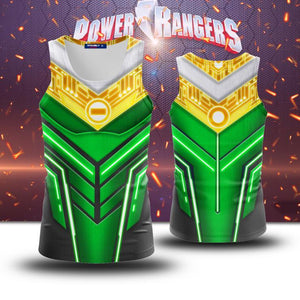 Power Ranger ZEO Cosplay 3D Tank Top US/EU S (ASIAN L) Green Ranger 