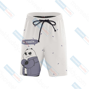 We Bare Bears - Panda Beach Shorts   