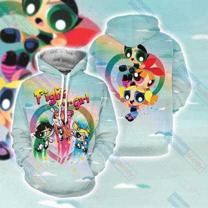 The Powerpuff Girls New Look Unisex 3D T-shirt Hoodie S 