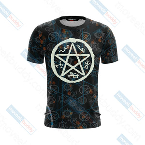 Supernatural - Devil's trap Unisex 3D T-shirt   