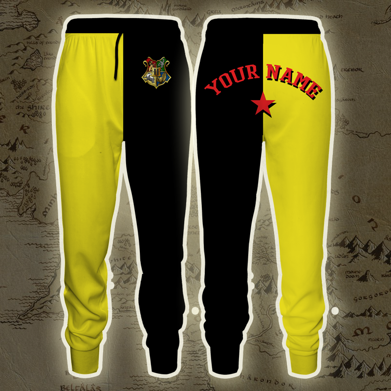 Triwizard Tournament Harry Potter Diggory (Customized Name) Jogging Pants S  