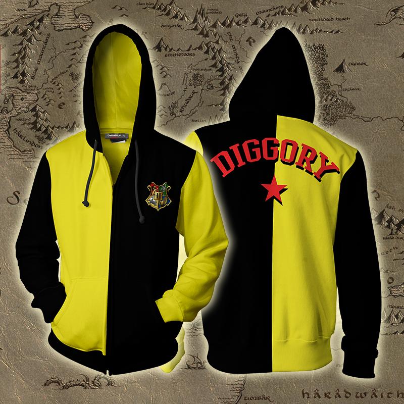Triwizard Tournament Harry Potter (Diggory) Zip Up Hoodie S  
