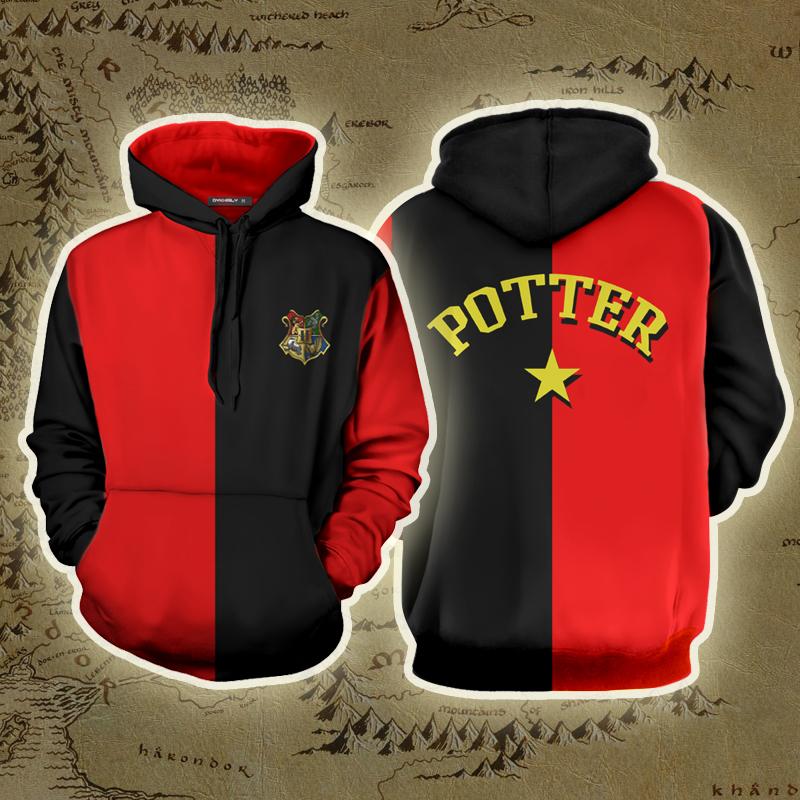 Triwizard Tournament Harry Potter (Potter) 3D Hoodie S  